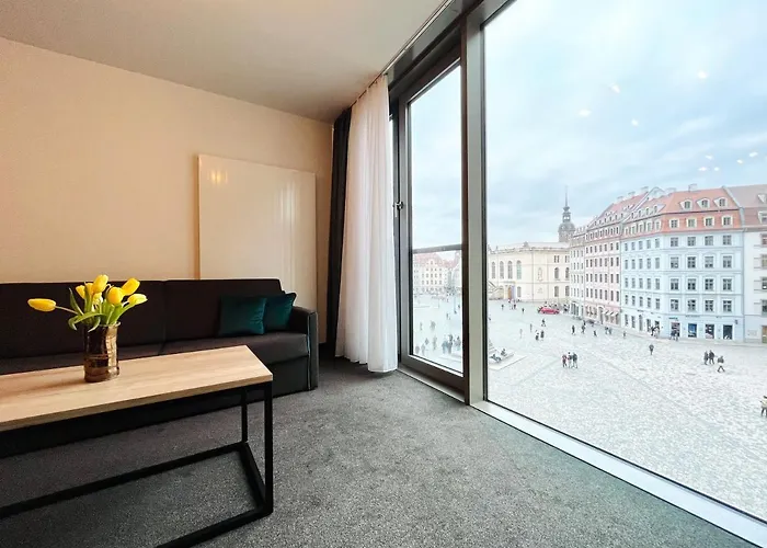 Einzigartiges Panoramaapartment An Der Frauenkirche شقة